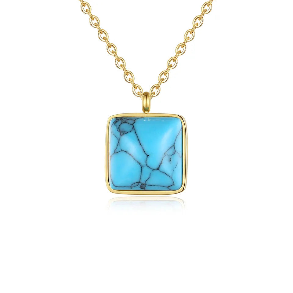 Bahar Turquoise Pendant Necklace